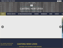 Tablet Screenshot of castingnewlives.com